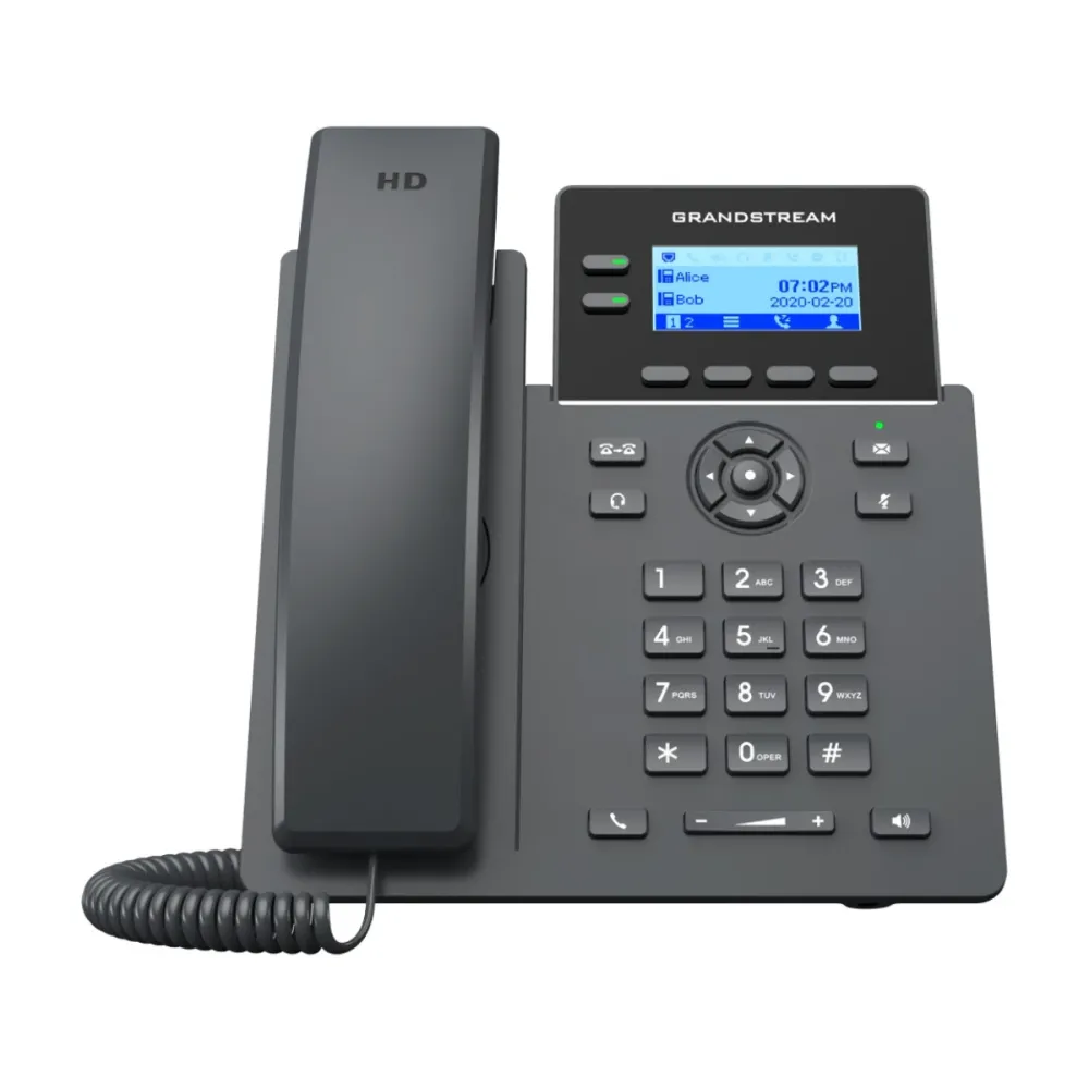 Telefone IP Grandstream GRP2602W Preto