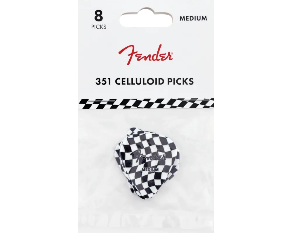Fender Checker 351 Celluloid Picks X8