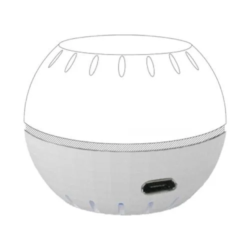 Add-on USB Shelly para Monitorizador Ambiental de Temperatura e Humidade Shelly H&T Branco