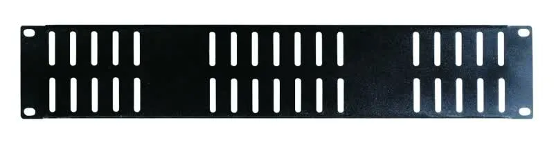 Painel Frontal 2 U Orifícios Ventilação Rack 19 - FRP-11VEN