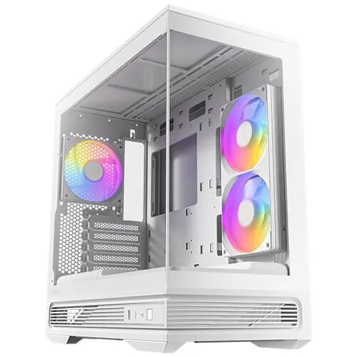 Caixa Micro-ATX Antec C2M (Constellation Series) ARGB Tempered Glass Branca