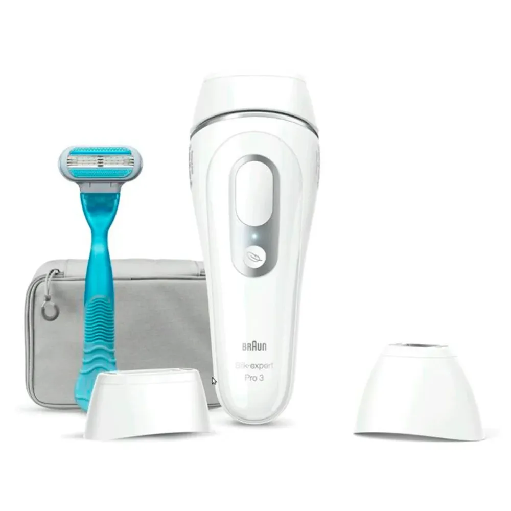 Depiladora de Luz Pulsada Braun Silk Expert S3 PL3121 Branco