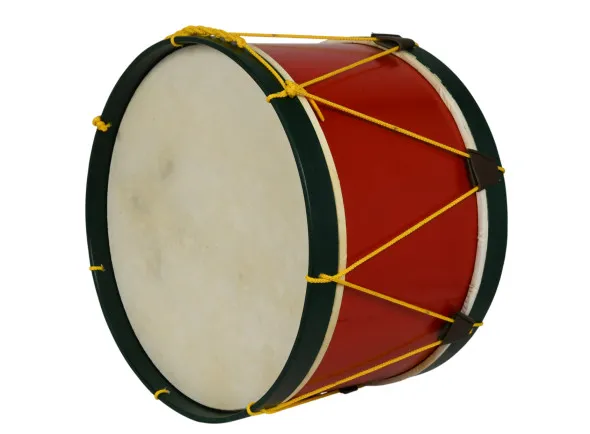 Sond Bombo Tradicional Nº 6 Vermelho/Verde 40 cm