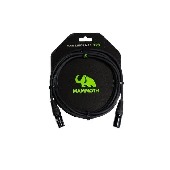 Mammoth CABO MICROFONE 3m XLR/XLR Standard MAM LINES M10