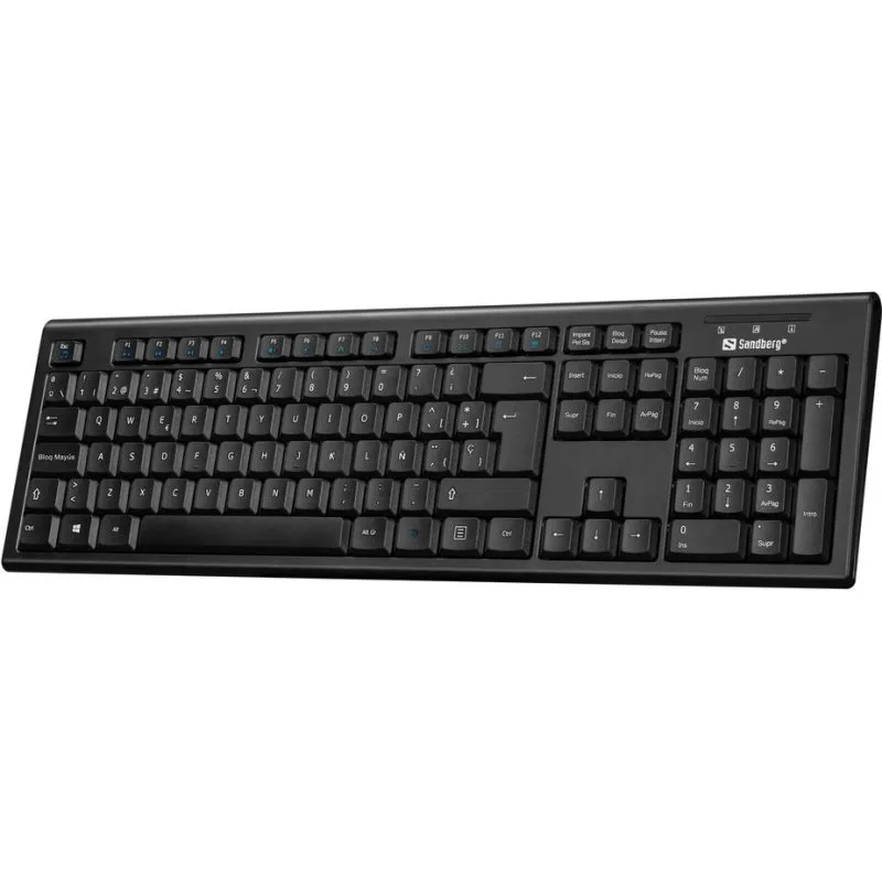 Teclado Sandberg 631-13 de membrana completo QWERTY USB para escritório