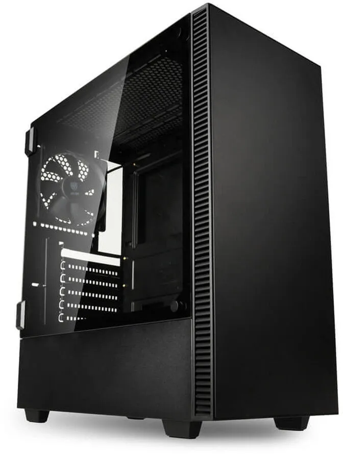 Caixa ATX Kolink Castle Vidro Temperado Preto