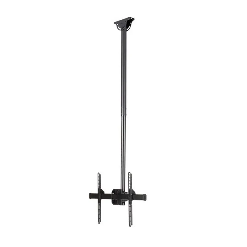 Startech Ceiling TV Mount - 3.5' to 5' Pole - Full Motion - Supports Displays 32 to 75" - For VESA Mount Compatible TVs (FLATPNLCEIL) - Suporte - para painel liso - aço - preto - tamanho de tela: 32"-75" - montável em teto - para P/N: HDMIPLATE