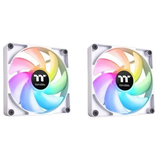 Ventoinha Thermaltake CT140 ARGB Branca 2 Unidades