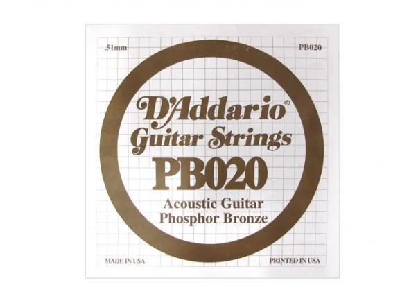 Daddario PB020 Bronze 020 String