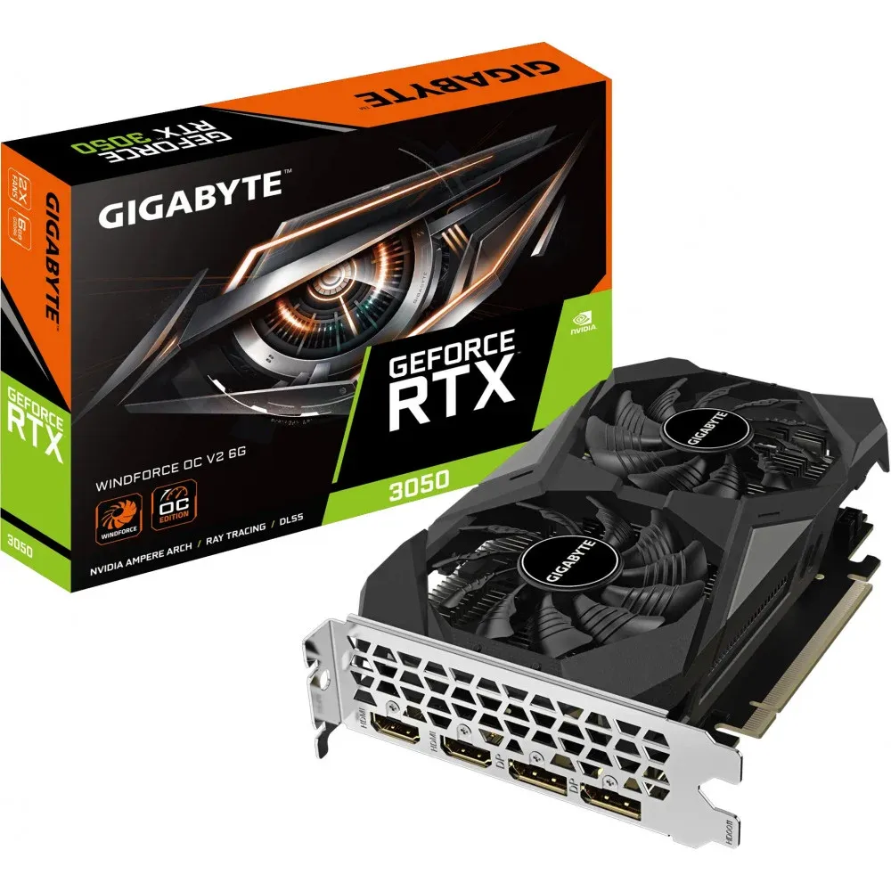 Placa gráfica Gigabyte GeForce RTX 3050 WINDFORCE OC V2 6GB GDDR6