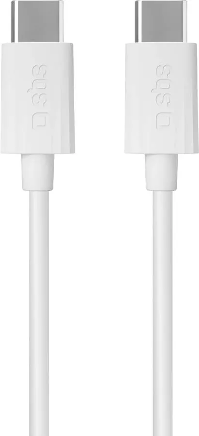 Cabo SBS Com Material Reciclado (USB-C - Cabo USB-C - Branco)