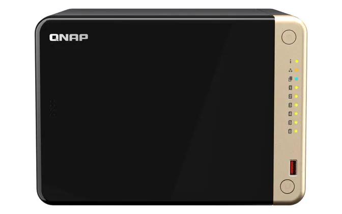 NAS QNAP TS-664-8G - 6 Baías - 2.9GHz 4-core - 8GB RAM