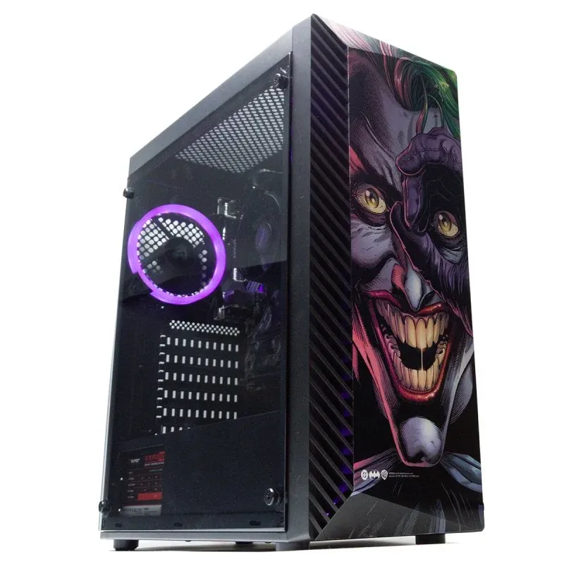 Caixa de Computador Torre PC Tempest Shade RGB Preta ATX - Joker II Edition da PcCom