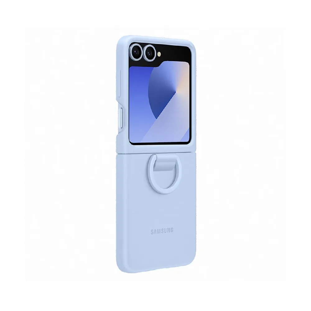 Capa Silicone Samsung Galaxy Z Flip6 EF-PF741TLE Azul