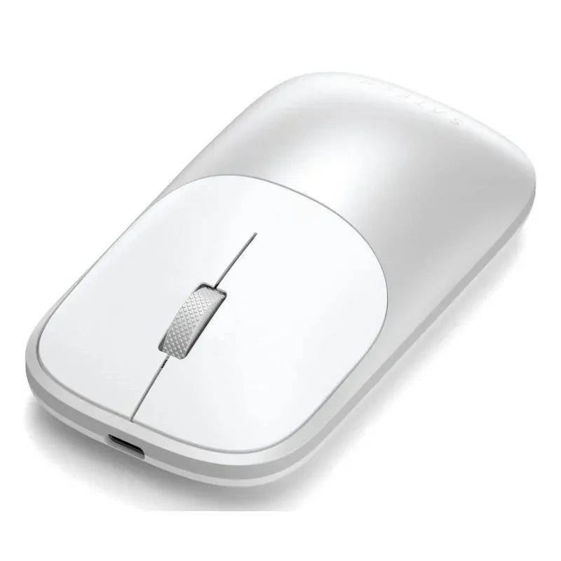 Ratón Satechi Slim EX Bluetooth RF Wireless 1200DPI Prateado Recarregável