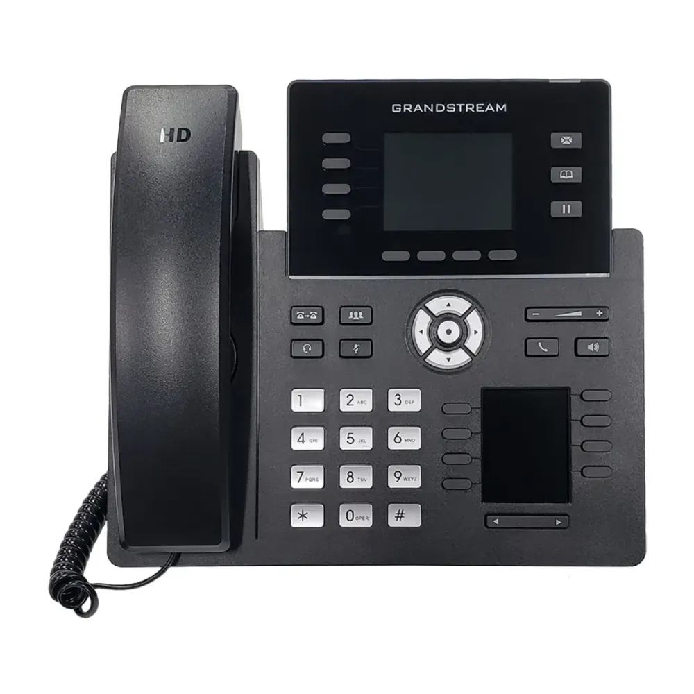 Telefone IP Grandstream GRP2614 Wi-Fi PoE Preto