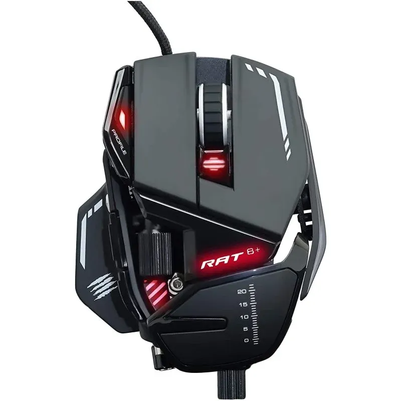 Mad Catz R.A.T. 8+ Rato Gaming 16000DPI RGB Preto