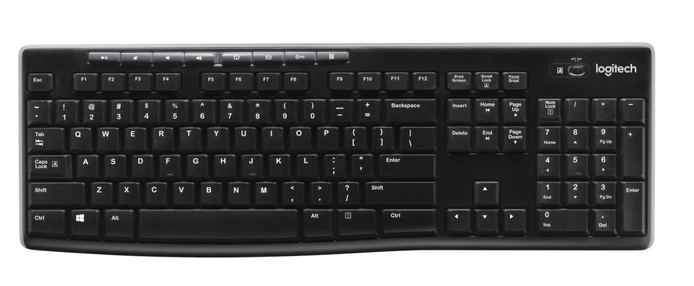 Logitech K270 teclado Universal RF Wireless QWERTY 920-003736
