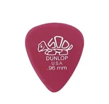 Palhetas Jim Dunlop Delrin 0.96mm Rosa
