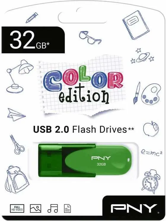 Pen Usb PNY Color Edition 32 Gb (Verde)