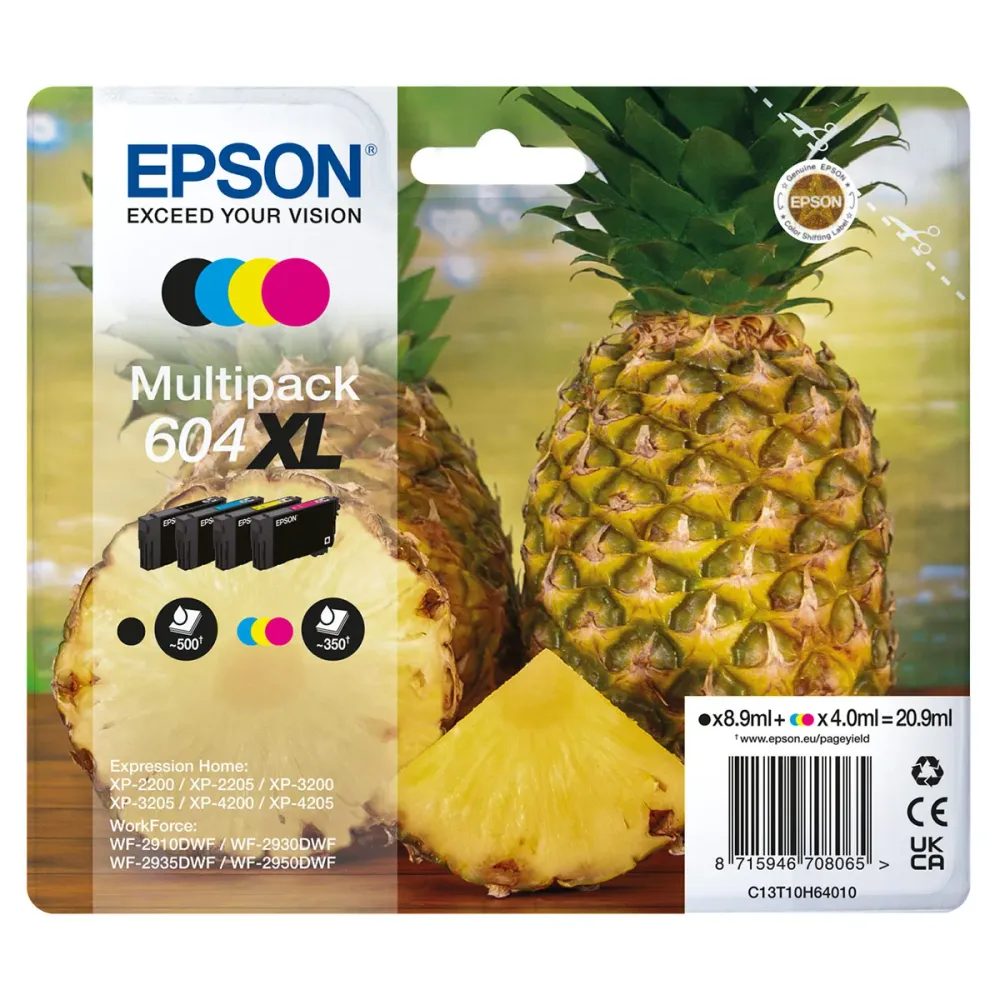 Tinteiro Epson Original Multipack 4-colours 604XL Ink
