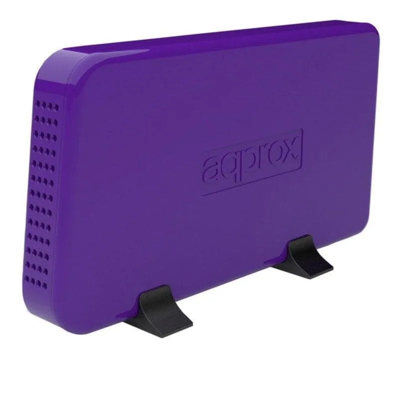 Caixa Externa Approx APPHDD08x 3.5" SATA Alumínio Roxo USB 3.0