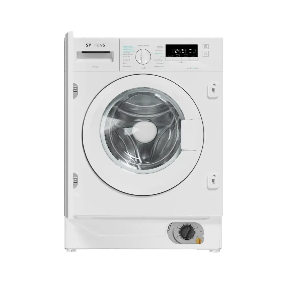 Maquina de Lavar e Secar Roupa Siemens 8/5Kg 1400 RPM Branco - WK14D260ES