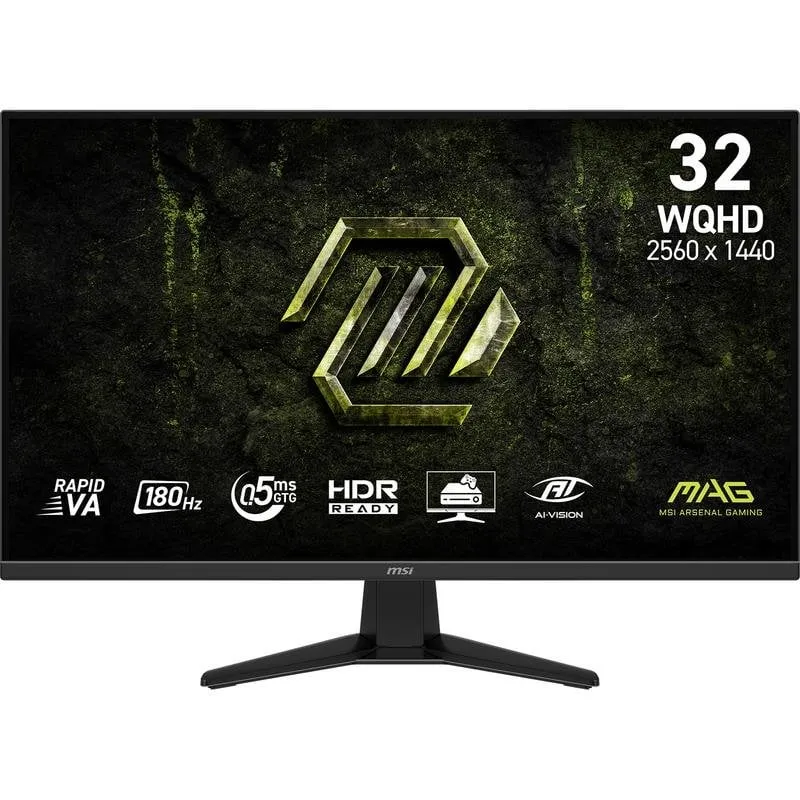 Monitor MSI MAG 325QF E18V 31.5" Wide Quad HD 180Hz Rapid VA HDR