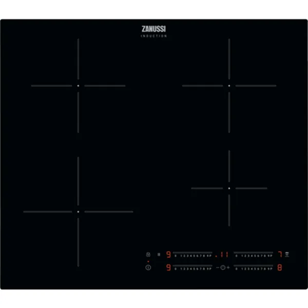 VITROCERAMICA INDUCCION ZANUSSI ZITN644K 4 ZONAS COCCION ANCHO 60 CM