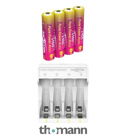 Ansmann AAA 1400 mAh Charging Bundle