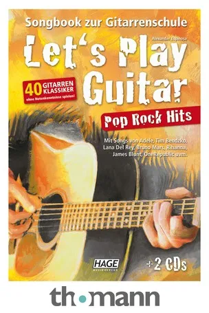 Hage Musikverlag Let's Play Guitar Pop Rock Hit