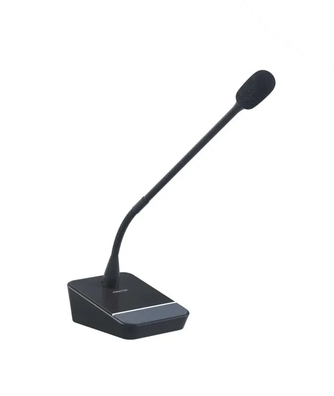 Microfone condensador eletrostático unidirecional cardioide de mesa - MICSET-C45