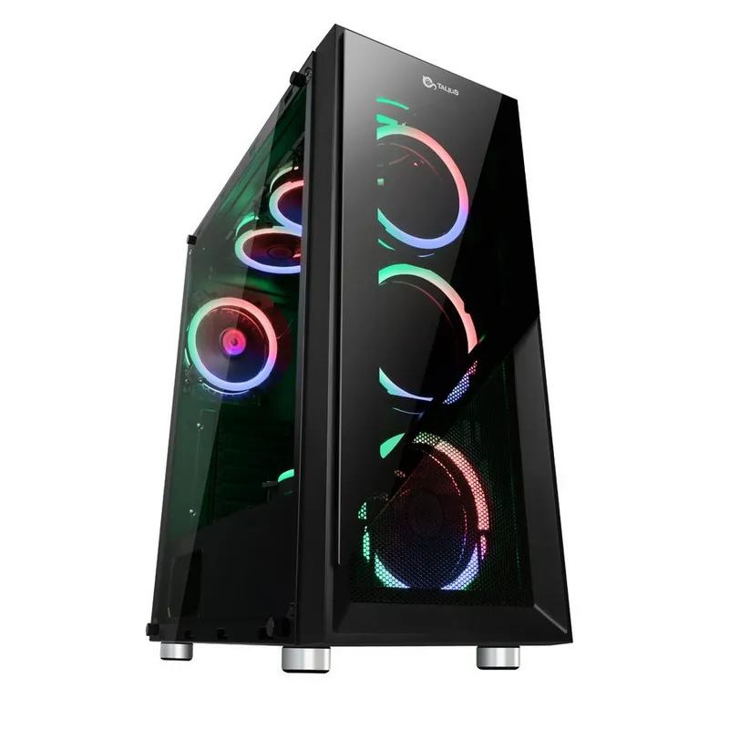 Caixa de Computador Talius Valkyria Vidro Temperado USB 3.0 RGB Preta
