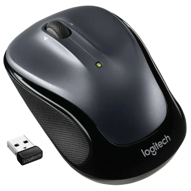 Mouse sem fio Logitech M325s Dark Silver - Precisão óptica de 1000 Dpi para conforto e praticidade incomparáveis - Design elegante para total liberdade de movimento.