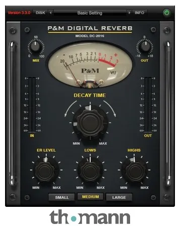 Plug And Mix Digital Reverb