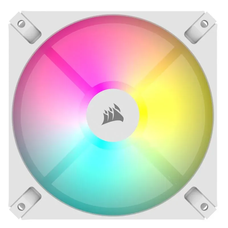 Ventoinha 120mm Corsair iCUE AR120 Digital RGB Branca