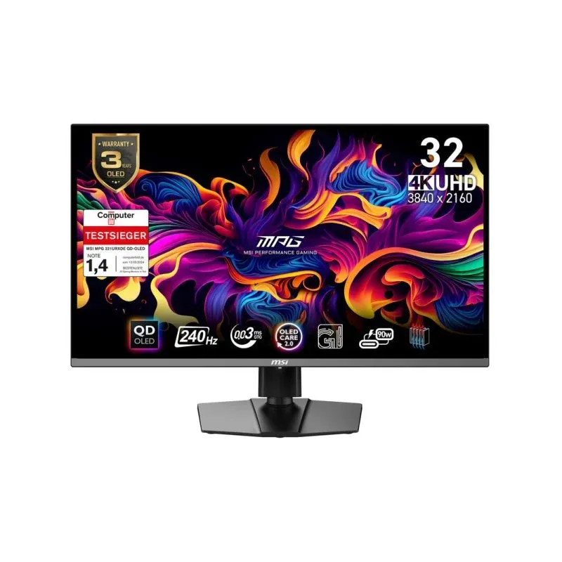 Monitor MSI MPG 321URXDE 31,5" UltraHD 4K 240Hz QD-OLED ajuste altura