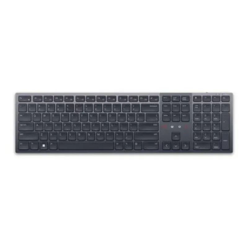 Dell KB900 Teclado Profissional Sem Fios RF + Bluetooth Retroiluminado para Zoom e Teams (UK)