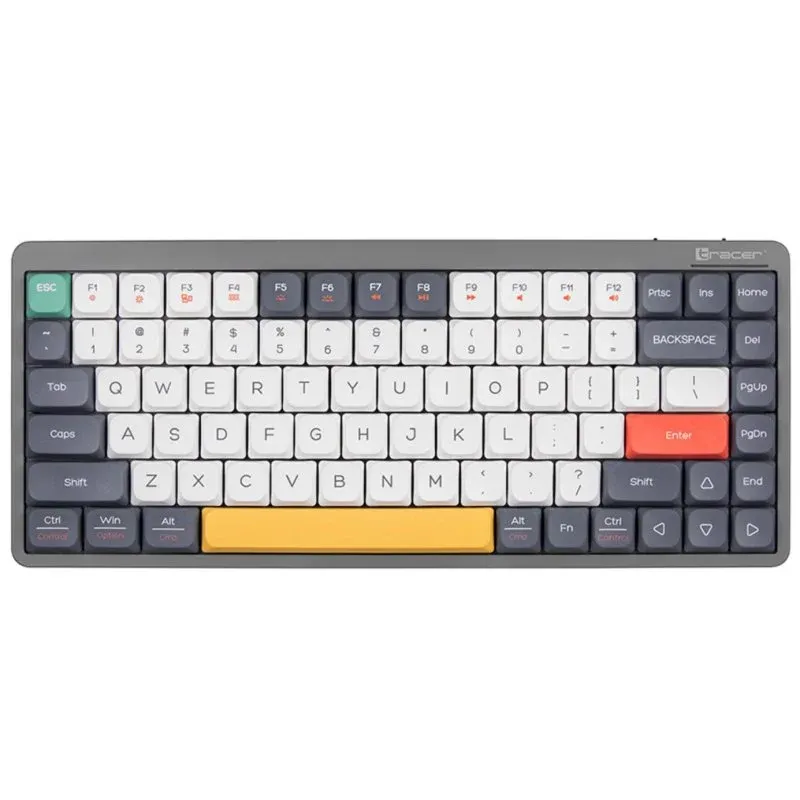 Teclado mecânico Tracer FINA 84 Layout EN retroiluminado RGB wireless