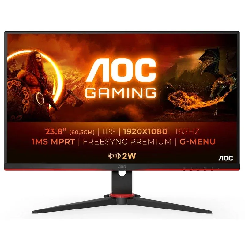 Monitor AOC 24G2SPAE/BK 23.8" LED IPS FullHD 165Hz FreeSync Premium