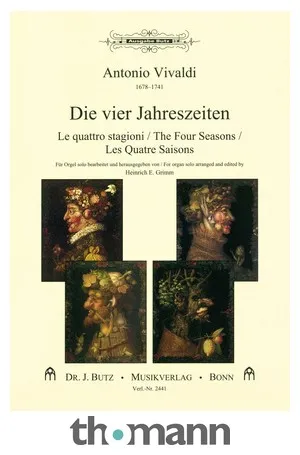 Dr. J. Butz Musikverlag Vivaldi 4 Jahreszeiten Orgel