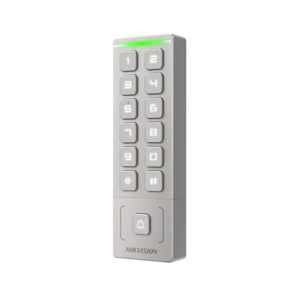 Controlo de Acesso Hikvision Value Cartão EM, PIN IP65 Wi-Fi, Wiegand