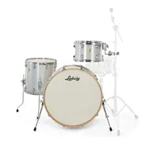 Ludwig Continental 3-Pc Shell Pack Bombo 22" Silver Sparkle
