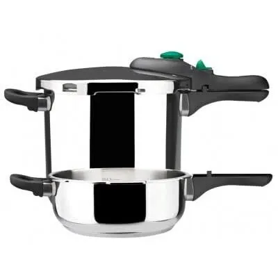 Panela De Pressão Rápida Magefesa Dynamic 3+6L