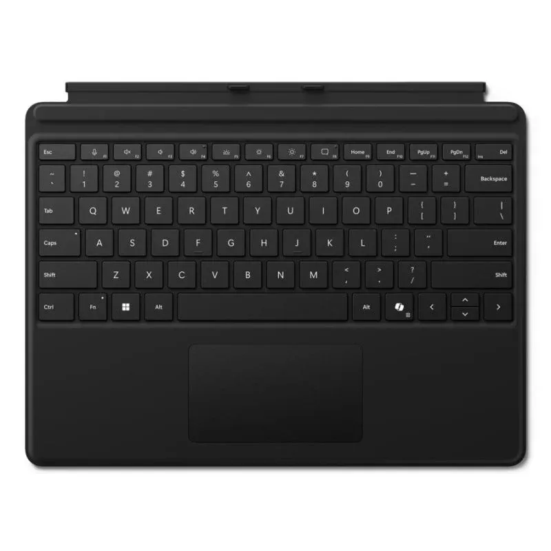 Teclado Microsoft Surface Pro Magnético com Touchpad e Docking Preto
