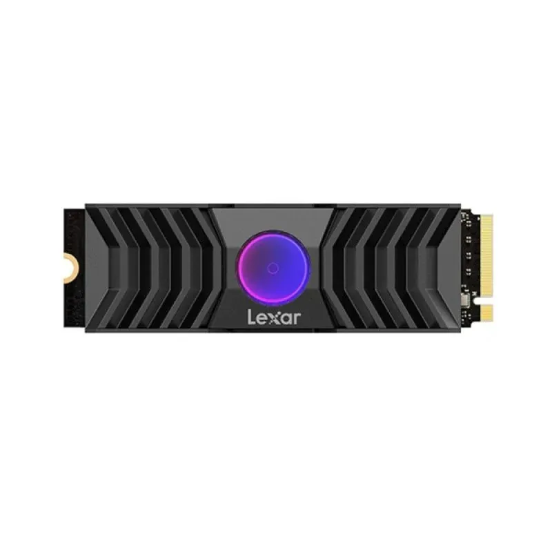 Disco Rígido Disco Duro Lexar 2TB M.2 NVMe PCIe 5.0 12000MB/s LNM1090002T-RNANG Retroiluminado