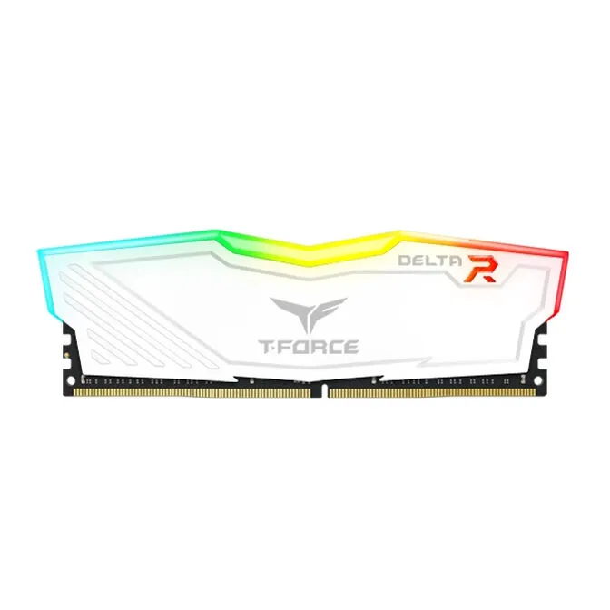 Team Group Kit 16GB (2 x 8GB) DDR4 3200MHz Delta RGB Branco CL16 V2
