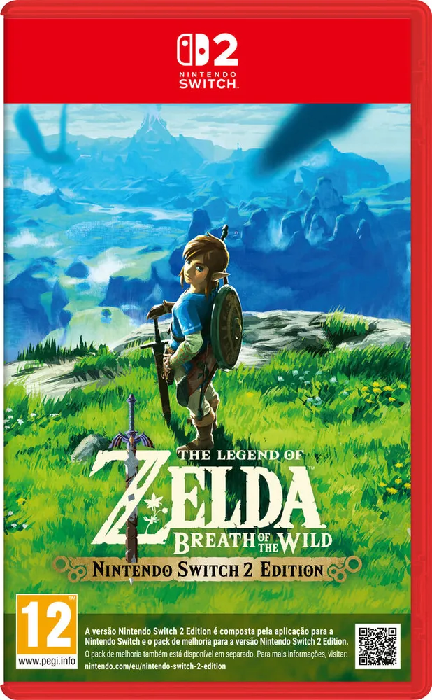 Jogo Nintendo Zelda Breath of the Wild - Nintendo Switch 2 Edition