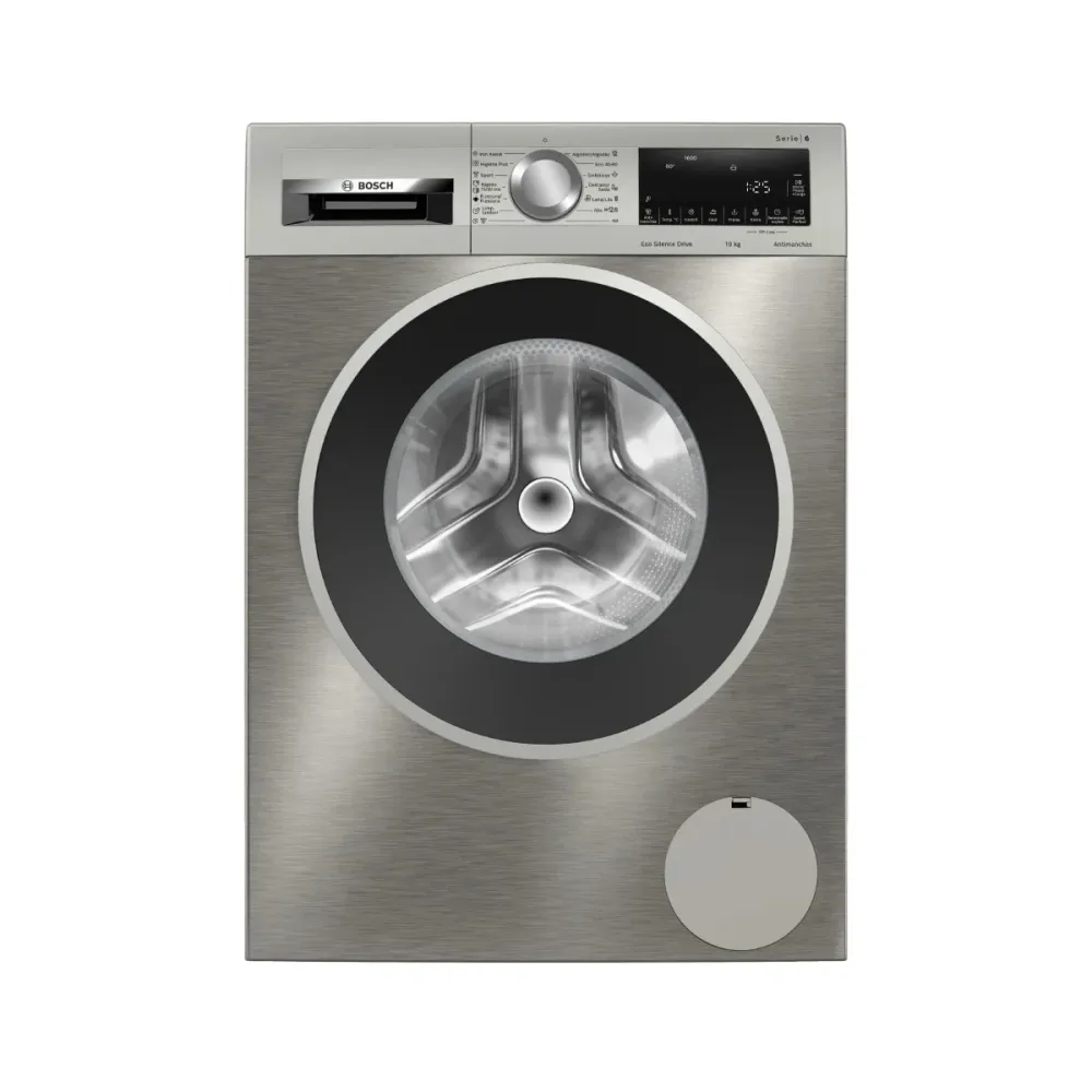 Máquina de Lavar Roupa Bosch Série 6 10 Kg 1600 RPM Prateado - WGG256ZAES