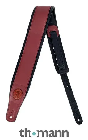 Levys Pad. Garm. Leather Strap 3"BRG